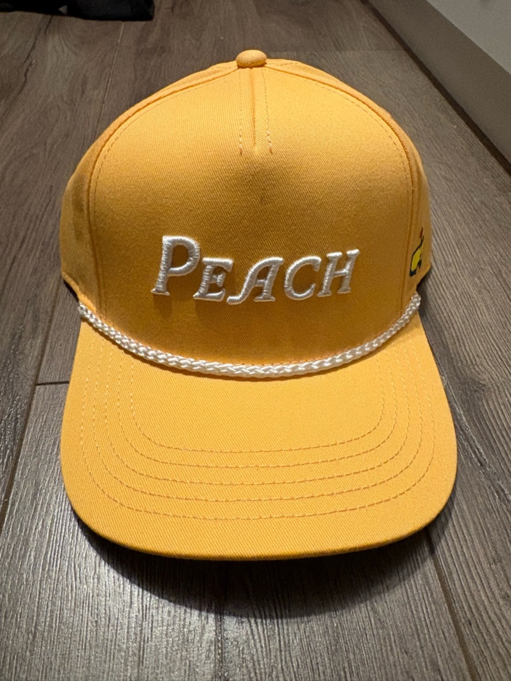 2026 Masters Golf "PEACH" Rope-Trim Hat